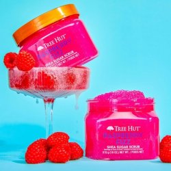 Tree Hut Raspberry Fizz Shea Sugar Scrub Exfoliating Body Scrub