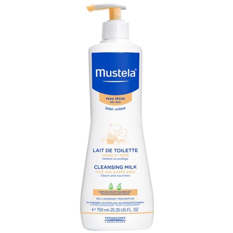 Mustela 3504105028657 baby body lotion & milk Baby body milk 750 ml