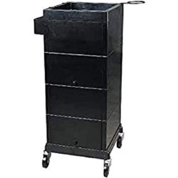 Sibel Discrete Hairdressing Trolley Black 10.5kg