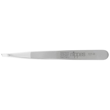 Nippes Solingen Tweezers with Slanted Tip Stainless Steel 9.5cm