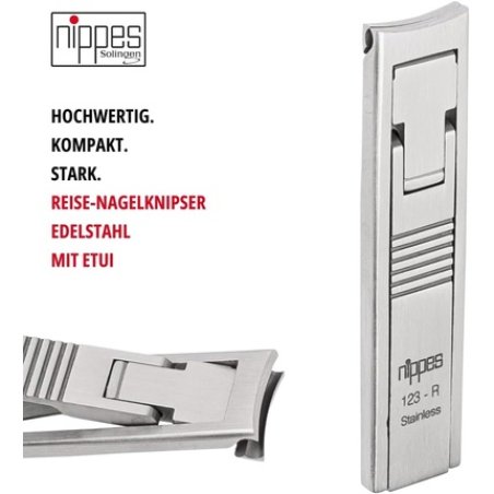 Nippes Travel Nail Clippers 8cm Stainless Steel