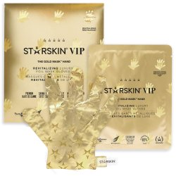 Starskin The Gold Hand Mask 16g, Revitalizing Foil Mask Gloves