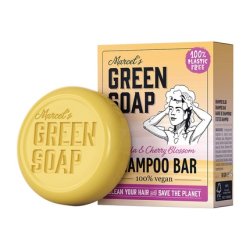 Marcel's Green Soap Shampoo Bar Vanilla & Cherry Blossom
