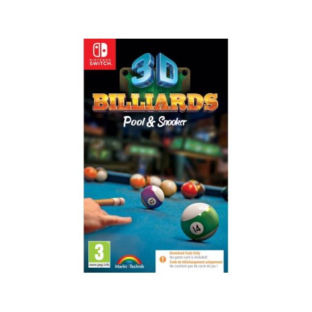 3D Billiards: Pool and Snooker (Code in Box)