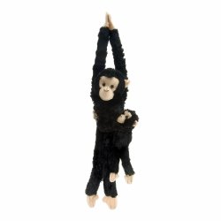 Wild Republic Chimpanzé avec Bébé Suspendu 51cm