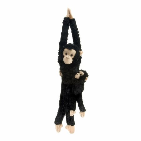 Wild Republic Chimpanzé avec Bébé Suspendu 51cm
