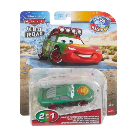 Disney Pixar Cars Disney and Pixar Cars On The Road Color Changers Cryptid Buster Lightning McQueen