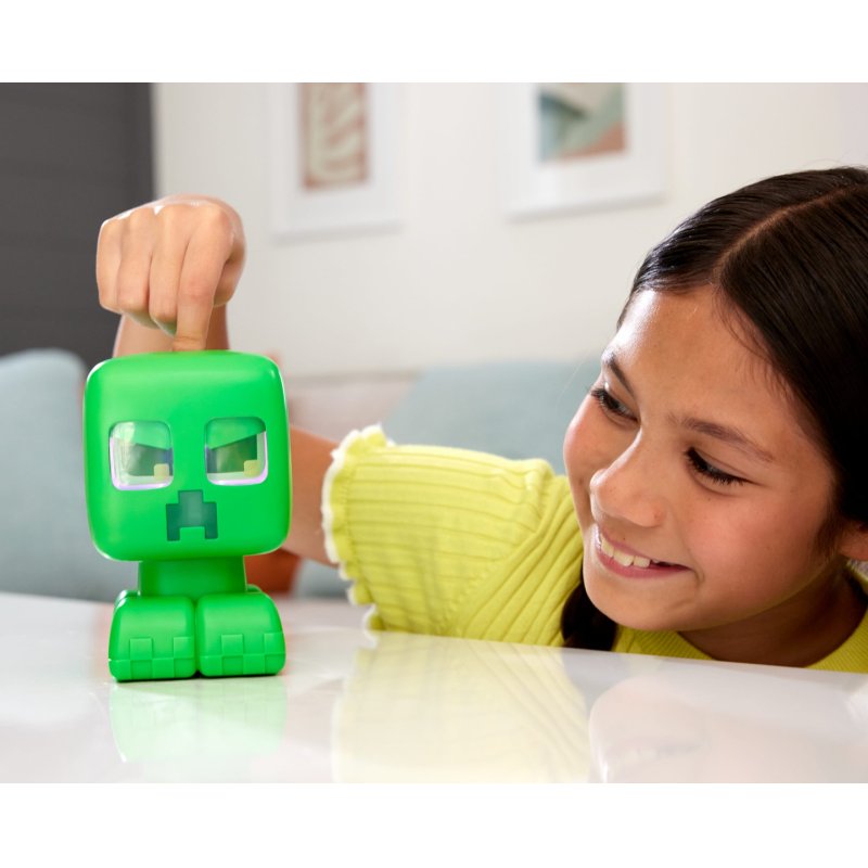 Minecraft My Pet Creeper Interactive Toy Action Figure with Lights, Sounds & Exploding Action
