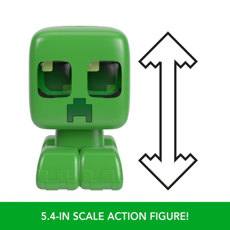 Minecraft My Pet Creeper Interactive Toy Action Figure with Lights, Sounds & Exploding Action