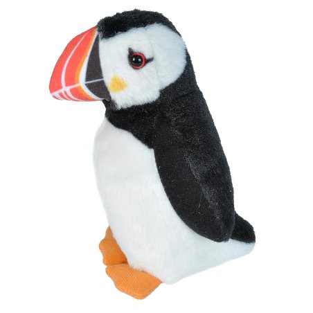 Wild Republic - Plush Toy Bird With Sound 18 cm Atlantic Puffin (808030)
