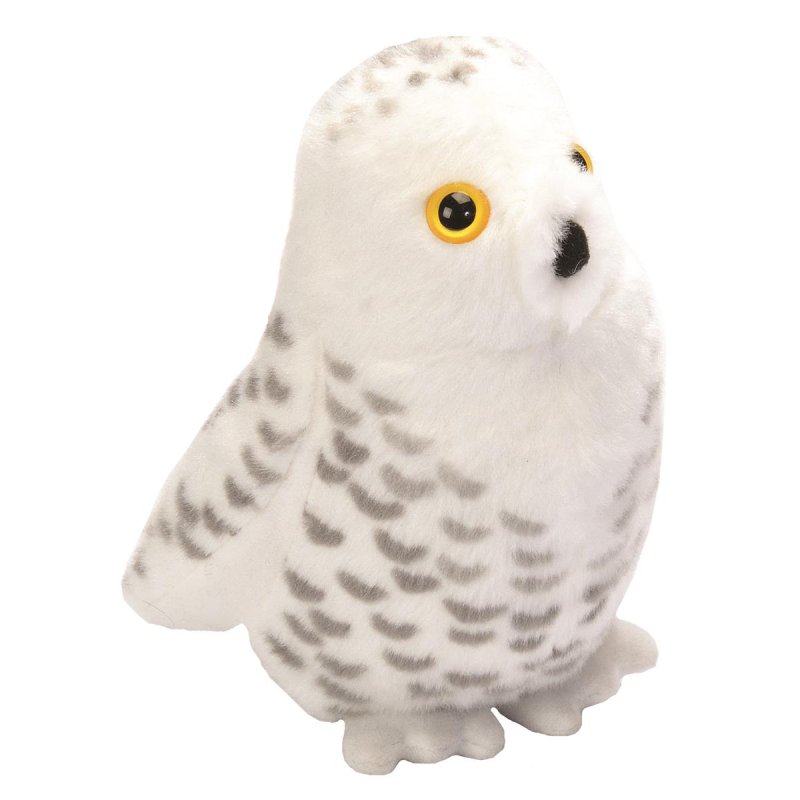 Wild Republic - Plush Toy Bird With Sound 18 cm Snowy Owl (808035)