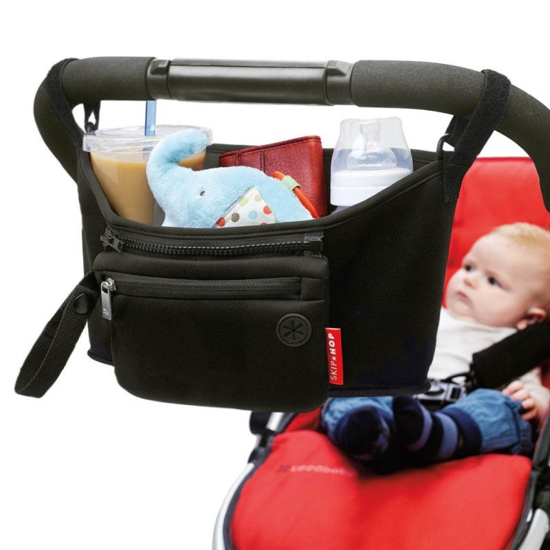 Skip Hop SH400304 couvre-jambe de poussette pour bébé Sac isotherme Néoprène Noir