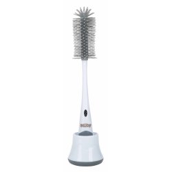 Nuby - Silicone bottle brush with stand - 12 inches