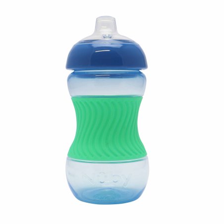 Nuby - Mini Easy GripCup W Sleeve - BlueGreen - 180ml