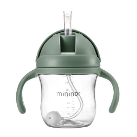 Mininor Global - Straw Bottle Tritan 220ml - Willow Green (14244)