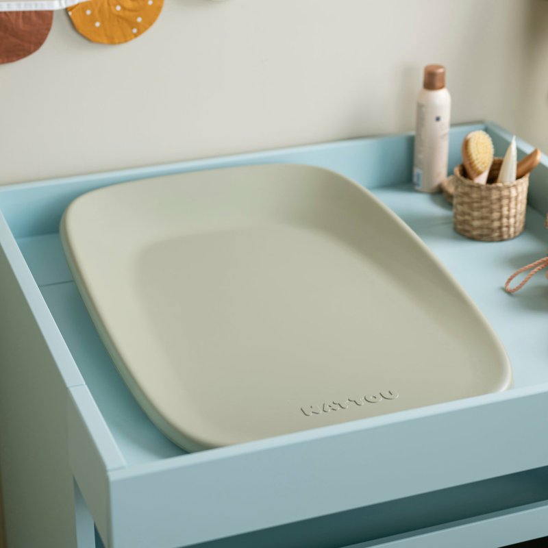 Nattou - Softy Changing Bed - Sage Green
