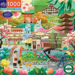 Eeboo - Puzzle 1000 pcs - Seasons in Kyoto (EPZT696)