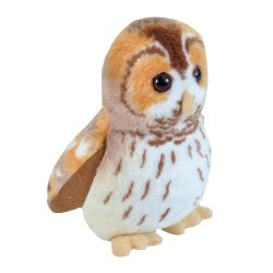 Wild Republic - Plush Toy Bird With Sound 18 cm Tawny Owl (808042)