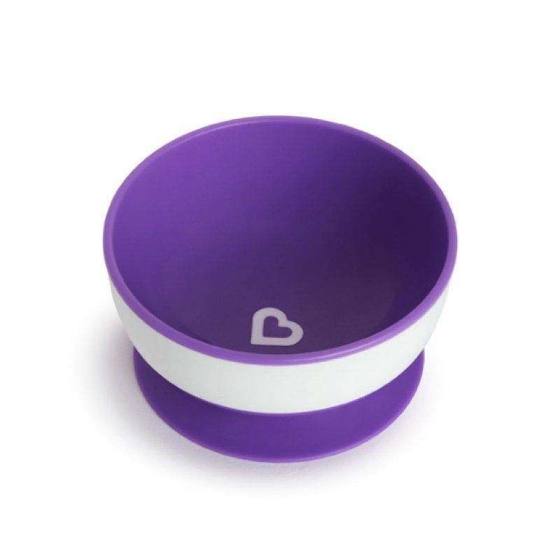 Munchkin Stay Put Suction Bowls 6 month(s) Blue, Green, Purple