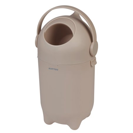 Nattou - Dropy Diaper Pail - Taupe