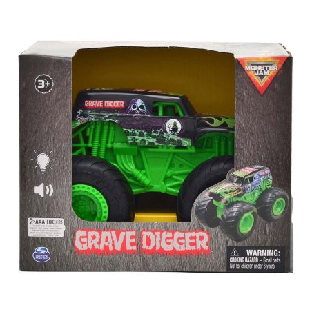 Monster Jam - 1:24 Lights & Sounds Truck - Grave Digger