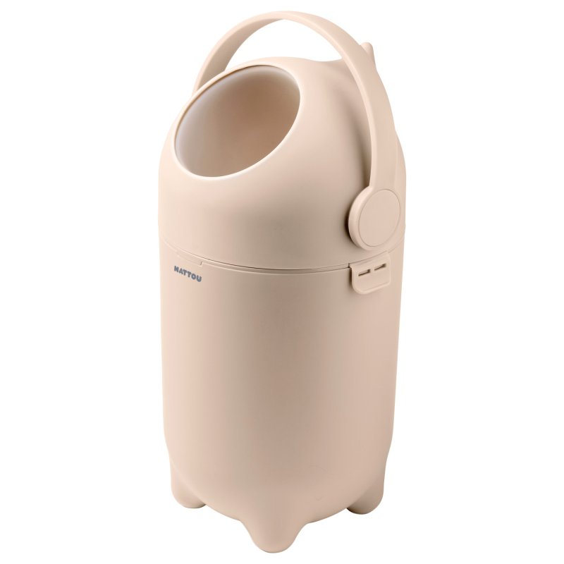 Nattou - Dropy Diaper Pail - Beige