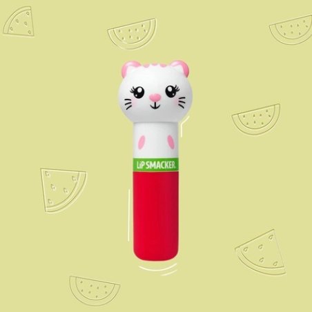 Lip Smacker Lippy Pals Collection Kitten Lip Balm Water-Meow-lon Flavour with Animal Figures