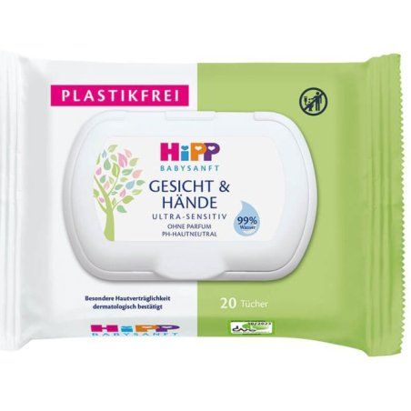 HiPP 9683 lingette pour bébés 20 pièce(s)