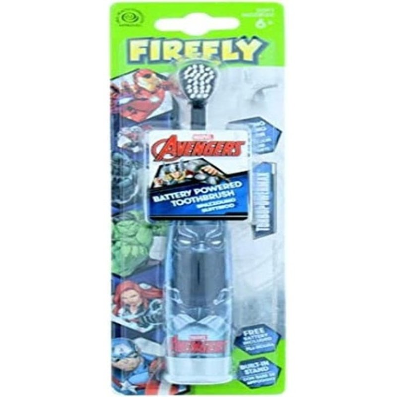 Xen-Labs Firefly Marvel Avengers Battery Operated Toothbrush for Kids