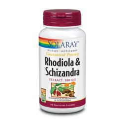 Solaray Schizandra Y Rodhiola 500 Mg 60 Vcaps