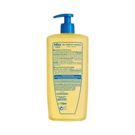 Mixa Bebe Body and Hair Gel 750ml