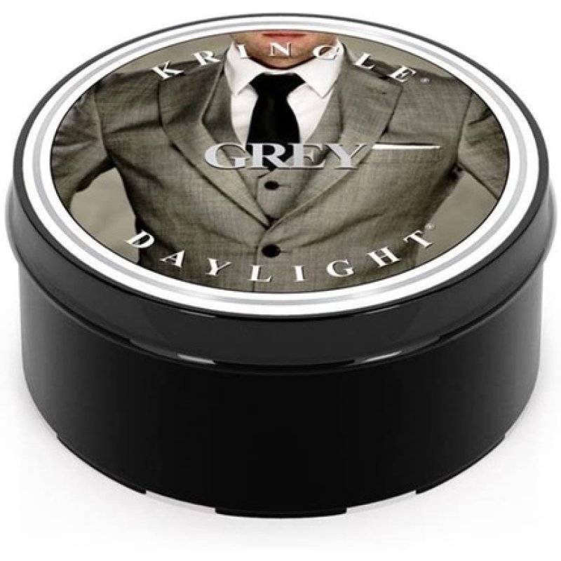 Kringle Scented Candle - Gray - Room Fragrance, Fragrance, Candle In Glass, Pillar Candle