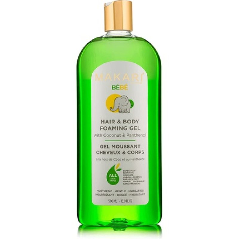Makari Baby Hair And Body Foaming Gel For Sensitive And Delicate Skin