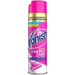 Vanish Carpet Cleaner Upholstery Gold Power Foam Shampoo 600ml