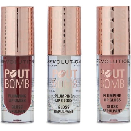 Revolution Pout Bomb Plumping Lip Gloss Trio Gift Set