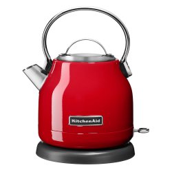 KitchenAid 5KEK1222EER bouilloire 1,25 L 2200 W Noir, Rouge, Acier inoxydable