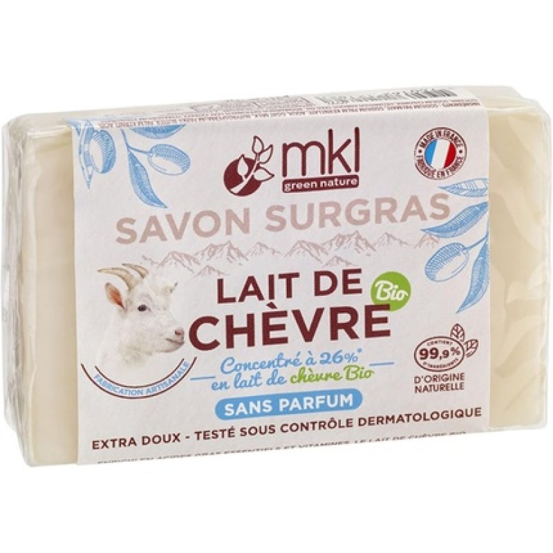 Mkl Green Nature Organic Goat Milk Surgras Soap Fragrance-Free 100g