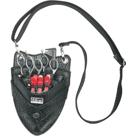 SIBEL Scissor Holder Holster for 7 Pairs Leather Effect 0151005
