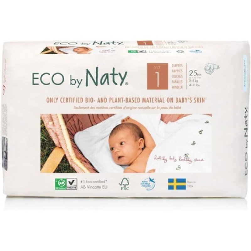 NATY Eco Nappies Size 1/2-5 kg