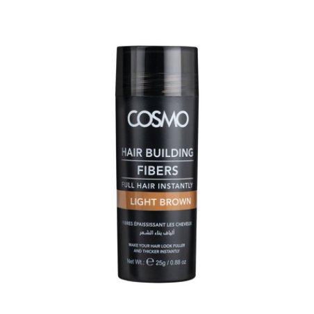 Cosmo Cosmetics Hair Building Fibers Light Brown 25g