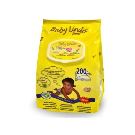 Baby Lindo Pop Up Wipes 200Ud