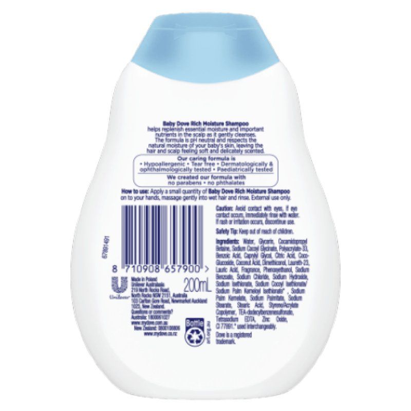 Dove Rich Moisture 200 ml Shampoo