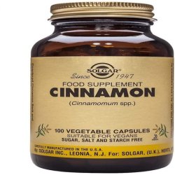 Solgar Cinnamon Vegetable Capsules - Pack Of 100