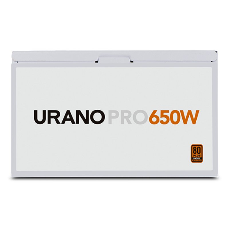 NOX Urano PRO White 650W Bronze unité d'alimentation d'énergie ATX Blanc