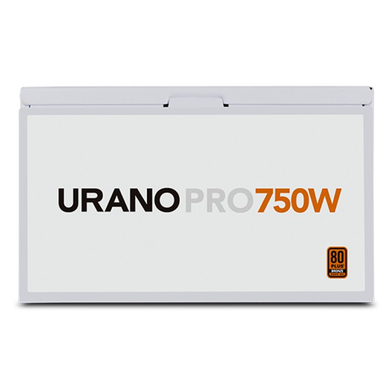 NOX Urano PRO White 750W Bronze unité d'alimentation d'énergie ATX Blanc