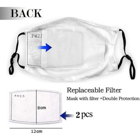 All You Need Is Love Face Mask Balaclava, Washable Reusable With 2 Filters