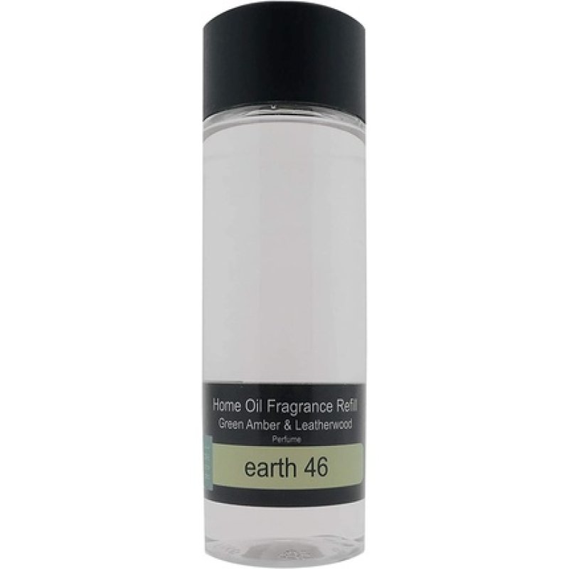 Janzen Earth 46 Home Oil Fragrance Refill Reed Diffuser Green Amber & Leatherwood 200ml