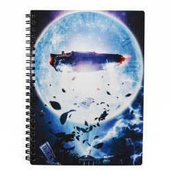 RETOUR VERS LE FUTUR - Effet 3D DeLorean - Cahier