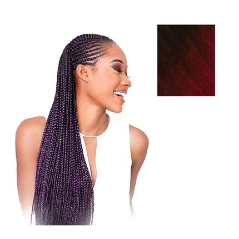 X-pression Premium Original Ultra Braids - Bulk - Color: F1B/BG (Black Burgundy)