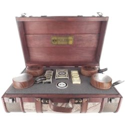 Dear Barber Vintage Wooden Suitcase Medium, For Your Favourite Dear Barber